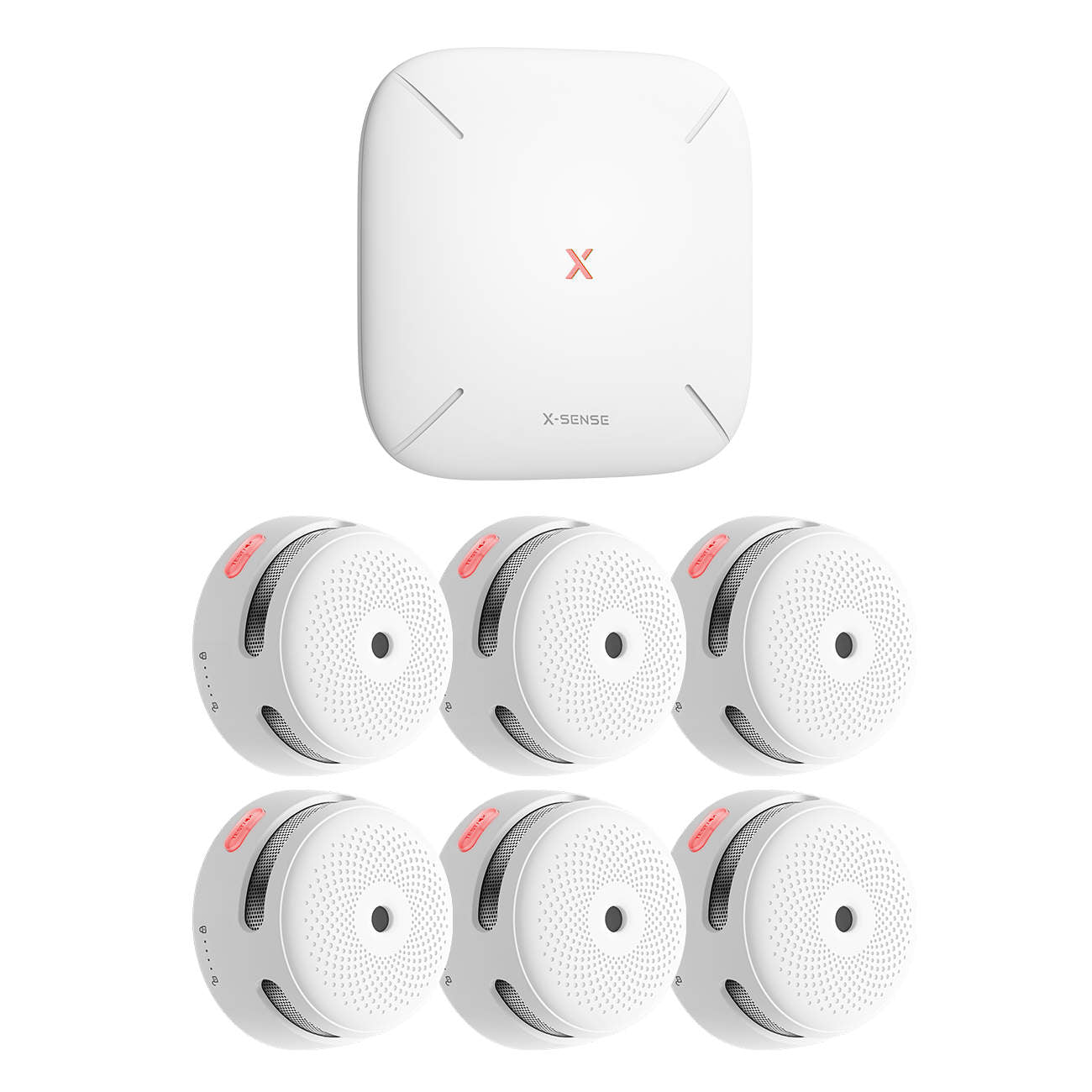 X-Sense FS61 Rauchmelder Set – 6x vernetzt mit App & WLAN