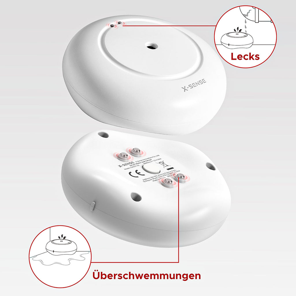 X-Sense SWS51 Wassermelder (110 dB Alarm)