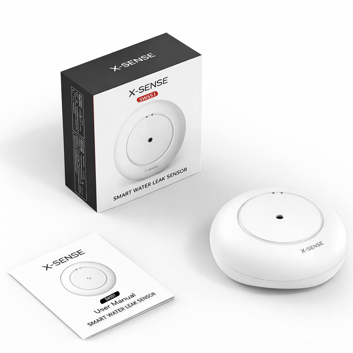 X-Sense SWS51 Wassermelder (110 dB Alarm)