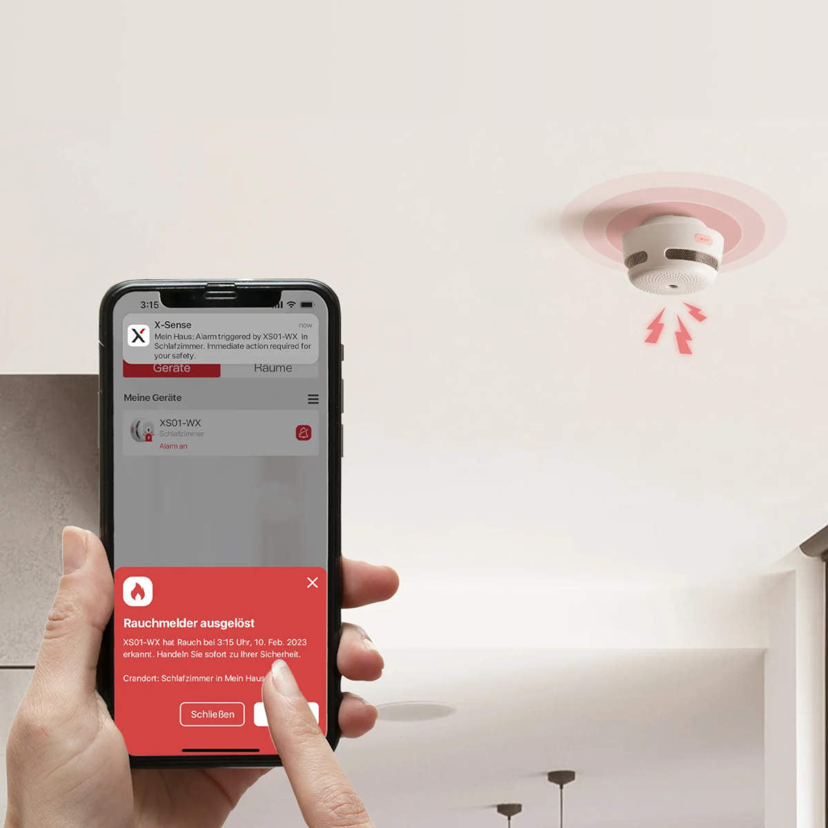 X-Sense XS01-WX WLAN Rauchmelder (App ohne Gateway)
