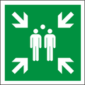 Sammelstelle Schild ISO 7010 E007